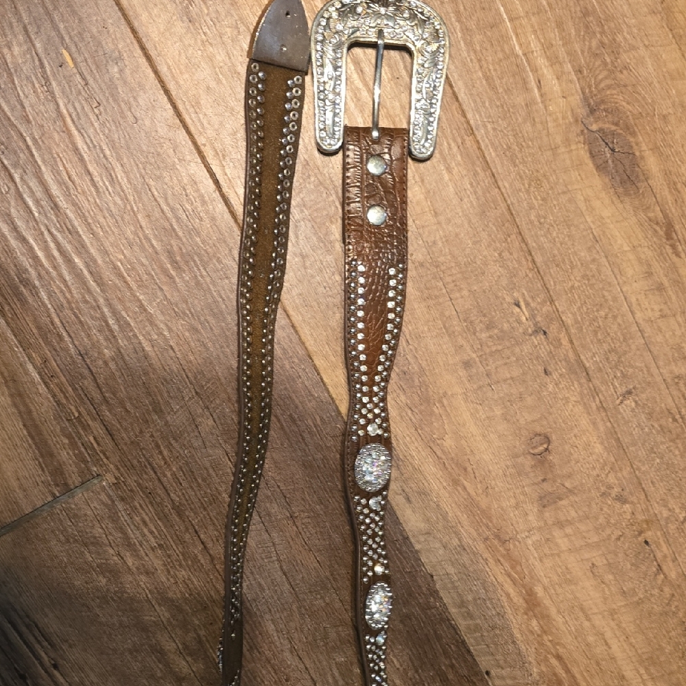 Blingy Western Belt - Unsure Of Brand
